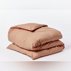 Coyuchi Organic Cotton Crinkled Percale Duvet Cover - King